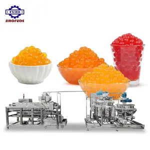 Easy opreate Save energy bursting juice round ball tapioca making machine full automatic popping boba production line