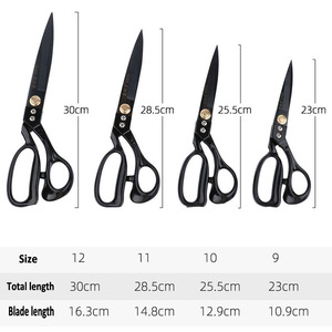 Công nghiệp & tự làm mới tiết kiệm lao động mangan thép/SK5 Lưỡi Vải may kéo hợp kim nhôm xử lý mịn cạnh cắt - Product Image 3