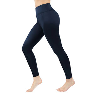 <span class=keywords><strong>Mallas</strong></span> deportivas con forro polar térmico de cintura alta para <span class=keywords><strong>mujer</strong></span>, pantalones ajustados cálidos de invierno con capa base - Product Image 2