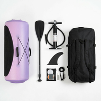 Trendiges Lavendel-Aufblasbares Allround-SUP-Board aus PVC-Material mit Ästhetischem Design für Yoga Unisex Paddleboard OEM-Service