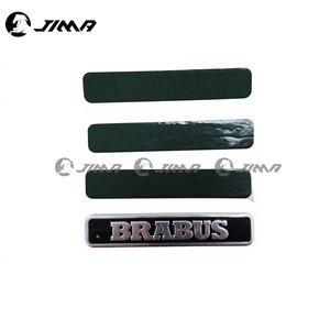 Emblema Metálico para Parrilla de Coche <span class=keywords><strong>BRABUS</strong></span>, Adhesivo con Logotipo <span class=keywords><strong>Brabus</strong></span> para Parrilla Delantera, Accesorios de Modificación para Mercedes Benz - Product Image 1