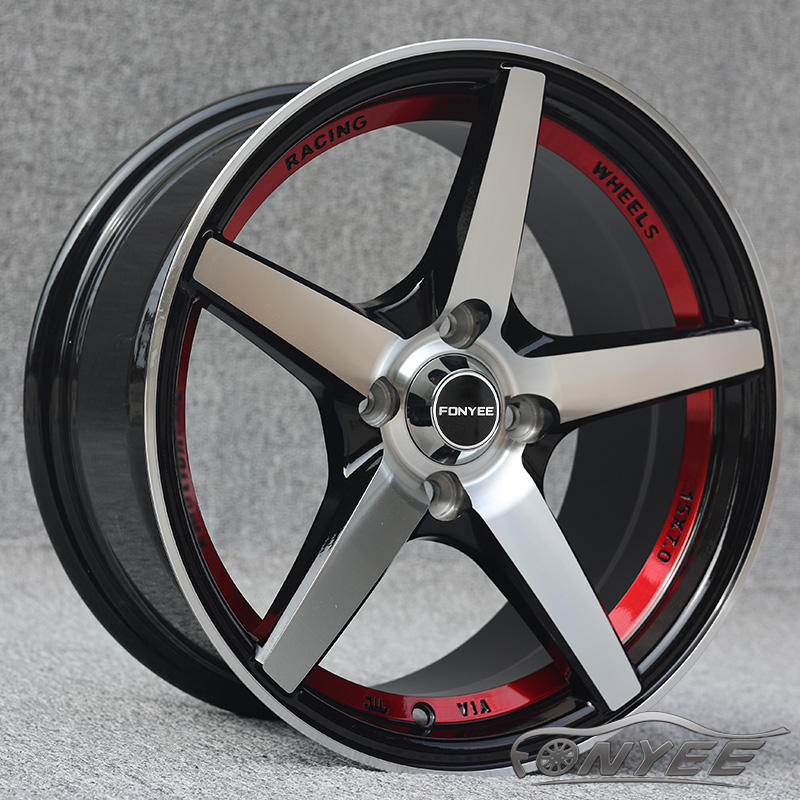 Black machine face + inner red edge