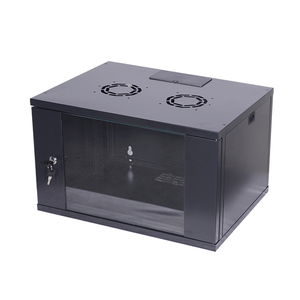 Armoire <span class=keywords><strong>serveur</strong></span> W4X <span class=keywords><strong>19</strong></span> <span class=keywords><strong>pouces</strong></span>, armoire réseau standard, 542*400mm, <span class=keywords><strong>19</strong></span> <span class=keywords><strong>pouces</strong></span>, petite armoire murale, 4U 6U 9U 12U, porte en verre, armoire réseau - Product Image 4