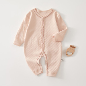 Combinaison en coton pur à manches longues pour bébés, vêtements unisexes pour ramper, printemps-automne, taille 59 66 73 80 90 - Product Image 1