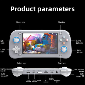 XF43 4.3 inch <b>Retro</b> <b>Handheld</b> Game <b>Console</b> Gaming Video Players <b>Console</b> Portable Pocket Device Child Gift 64G 128GB - Product Image 6