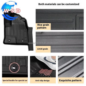 Alfombrillas de coche WSD Right Rudder TPE para <span class=keywords><strong>LAND</strong></span> <span class=keywords><strong>CRUISER</strong></span> LC300 2022-up impermeable 5 asientos alfombrilla trasera para maletero accesorios de <span class=keywords><strong>Interior</strong></span> de coche - Product Image 3