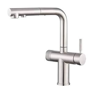 Sanitary Ware Out Water Filter Purifier 304 Stainless Steel Kitchen Sink Faucets with Pull Down Sprayer - Product Image 1