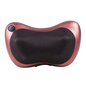 Neck Shoulder Massager CZZ Golden Brown Car Pillow Heating USB Rechargeable Massage Kneading Home Car Use - Product Image 5
