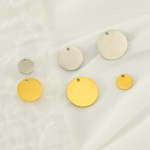 Zogxin Stainless Steel Smile <b>Face</b> Eye Pendants For Necklace <b>Making</b> Mixed Shapes 18K Gold Plated Jewelry Findings - Product Image 3