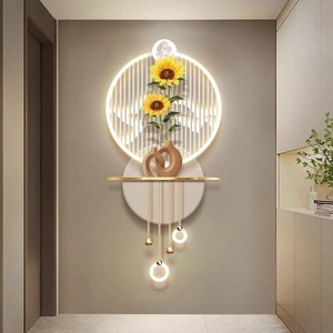 50*106CM di lusso High-End 3D girasole lampada da parete a LED decorazione per la casa appeso pittura <span class=keywords><strong>con</strong></span> arte <span class=keywords><strong>con</strong></span> motivo Still Life - Product Image 4