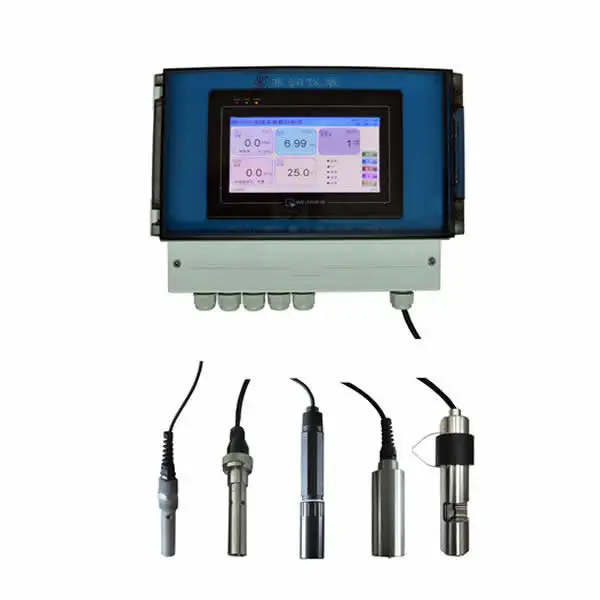 Medidor de qualidade da água multiparâmetro inteligente WIFI online, sensor com pH ORP EC TDS DO COD Turbidez Nitrato de amônia RS485