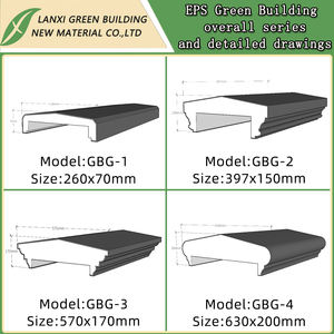 Chapeau de pilier EPS traditionnel moderne lisse pour hôtel résidentiel ligne décorative ornementale fabricants de source directe - Product Image 5