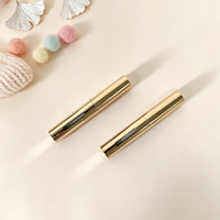 Tubes de brillant à lèvres vides de 2 ml, personnalisés par le fabricant, avec gravure laser visible, luxe or et argent