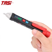 TASI TA881A Lápiz Medidor de Voltaje CA sin Contacto de Alta Precisión con Pantalla Analógica, Sensibilidad Ajustable, Indicación por Luz/Sonido/Barra Analógica