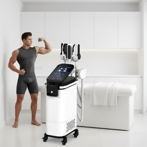 เครื่องสร้างกล้ามเนื้อ Ems 4 หัวจับ พร้อมเบาะรองนั่งบริเวณอุ้งเชิงกราน สำหรับตัวเลือกความถี่สูง - Product Image 1