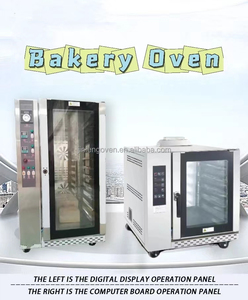 Four à convection commercial gaz/électrique Tongmai MLC-5G04 pour boulangerie, avec 10 plateaux, contrôle numérique à air chaud, affichage LED, 2000W - Product Image 2