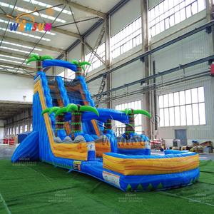 Château gonflable géant WINSUN Tropical Screamer avec toboggan aquatique et piscine pour adultes et enfants - Product Image 3