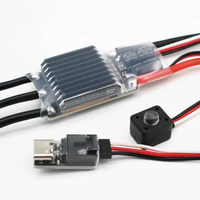 Kombo Motor Brushless 540 dengan AM32 ESC 80A untuk RC Crawler 1/10, Sistem Tenaga Tanpa Sensor Tahan Air untuk Axial SCX10 TRX-4 TRX-6