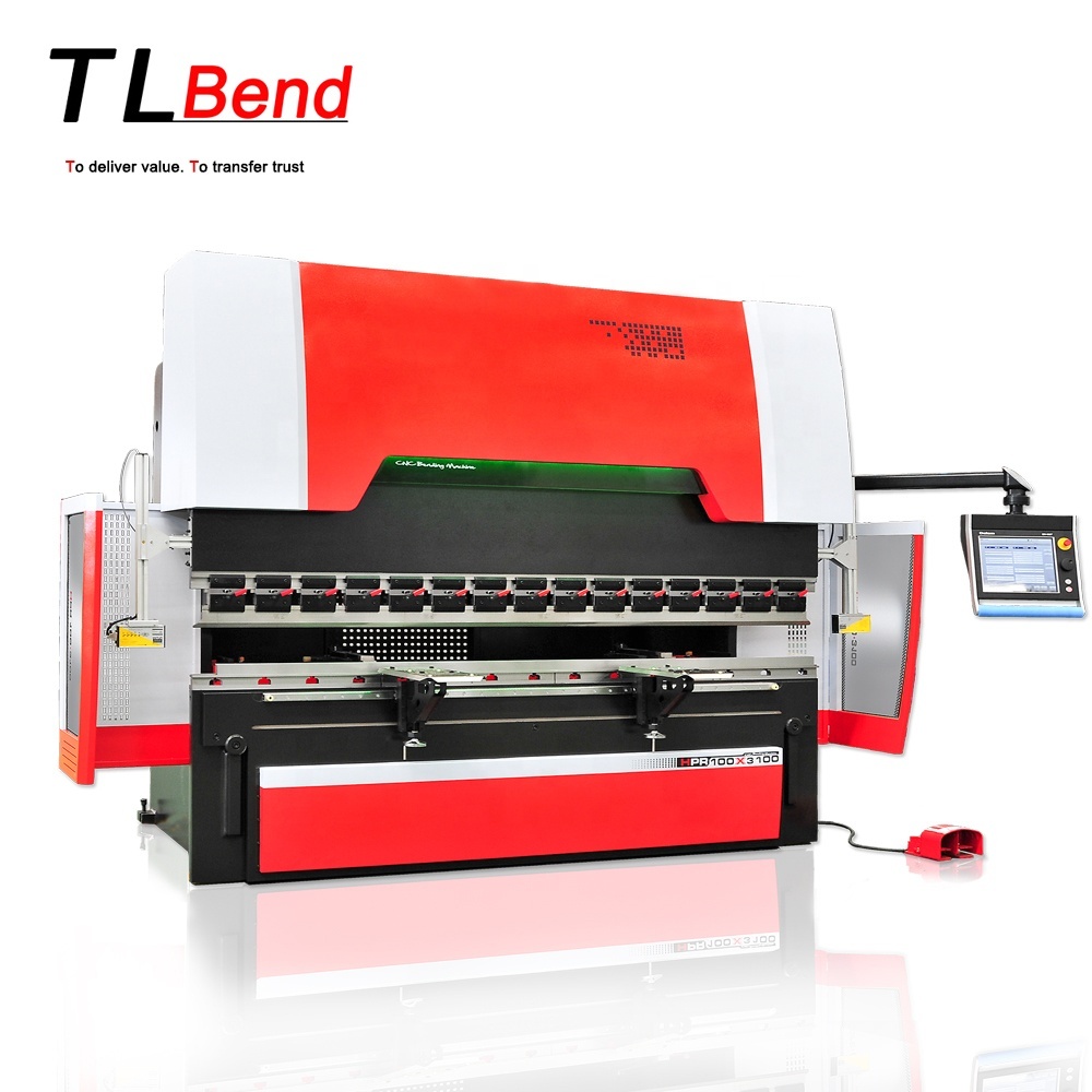 T&L WE67K 100T3200 electro hydraulic press brake 4+1 axis with DA56 control