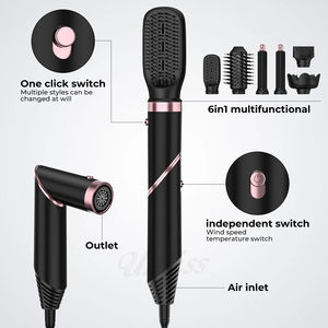 Brosse à cheveux en une étape Sèche-cheveux à air chaud à grande vitesse Brosse à air chaud Multi Styler et Sèche-cheveux <span class=keywords><strong>Flexstyle</strong></span> Sèche-cheveux 5 en 1 - Product Image 5