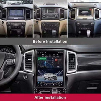 Autoradio Android pour Ford Ranger 2016-2021, écran tactile 12,1 pouces, audio HD, connectivité Wi-Fi, système de navigation multimédia pour voiture