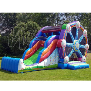 Gran oferta, <span class=keywords><strong>precio</strong></span> bajo, <span class=keywords><strong>alquiler</strong></span> comercial al aire libre, trampolín inflable para saltar, castillo inflable con tobogán personalizado - Product Image 4