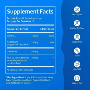 Siêu Bình Tĩnh Chanh Điện Ngay Lập Tức Uống Gói Bột Biểu Tượng Tùy Chỉnh Tùy Chọn Hydrat Hóa & Thư Giãn Sản Phẩm Hộp/Túi Bao Bì - Product Image 4