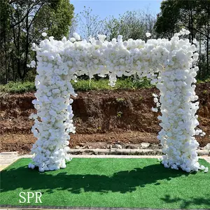 SPR Cheap Artificial Flower Wall Wedding Decor Pink Blush Mix Color Roll Flower Wall For Wedding Decoration
