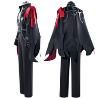 Costume de cosplay de style vampire pour homme, personnage de la cinquième personnalité, tenue de fête gothique d'Halloween, uniforme steampunk avec cape