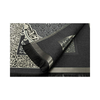 Tapis de prière musulman Tapis de prière islamique turc en velours extra épais avec chapelet Tapis de prière portable pour femmes et hommes