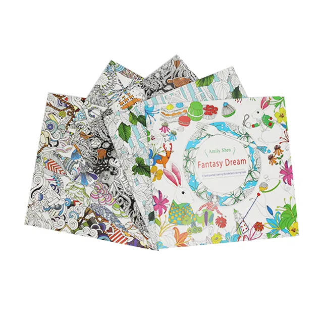 Livro de colorir floresta encanada para crianças e adultos