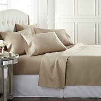 Parures de draps de qualité hôtelière 200TC 100% coton, jetables, motifs floraux/animaux/feuilles, draps plats et ajustés pour la maison et l'hôtel