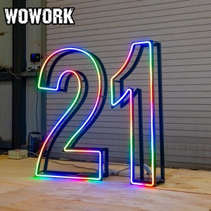 Nouvelles lettres et chiffres lumineux LED RGB étanches en métal 2026 pour décoration de mariage, anniversaire et événements - Product Image 5
