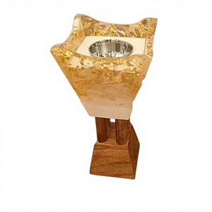 Brûleur à Bakhoor en bois fait main, design unique, écologique, décoratif, pour la maison, le bureau, la mosquée, spirituel, raisonnable - Product Image 1