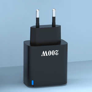 <span class=keywords><strong>Chargeur</strong></span> mural USB-C à charge rapide 200W <span class=keywords><strong>avec</strong></span> prise EU/US/UK, 2 ports USB-C, QC3.0, adaptateur de <span class=keywords><strong>chargeur</strong></span> USB Type C PD 200W - Product Image 6