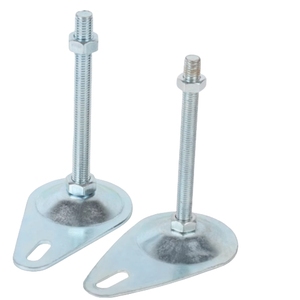 Trọng lượng nhẹ san lấp mặt bằng chân với tai, thép carbon điều chỉnh vít máy san lấp mặt bằng gắn kết, miếng đệm chống rung - Product Image 6