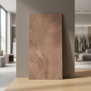 Electo Brown Rustic <b>Matte</b> Porcelain Tiles 600x1200mm Interior Exterior Wall <b>Floor</b> Tiles - Product Image 2