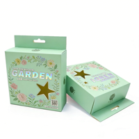 Impression de boîtes personnalisées, petite boîte en carton avec crochet, boîte de présentation murale pour la vente au détail et l'emballage cosmétique