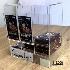 TCG Offre Spéciale Clear DisplayAcrylic BandaiOne Piece Kingdoms of Intrigue Booster Card Pack Porte-distributeur en acrylique résistant aux UV - Product Image 3