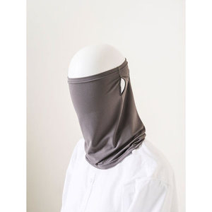 Bufanda deportiva de malla verde con guantes de protección solar para exteriores - Product Image 1