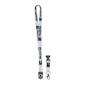 Custom Design Lanyards <b>Printer</b> Personalized Palestine Polyester Lanyard Mangou - Product Image 2