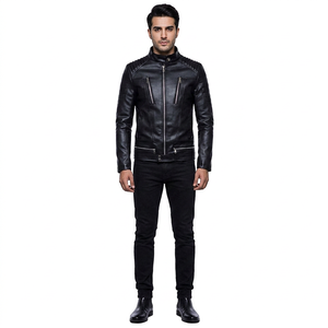 New 2026 <b>Men's</b> Genuine <b>Leather</b> Winter <b>Jacket</b> Vintage Style Breathable Hooded Custom Design for <b>Men</b> - Product Image 1