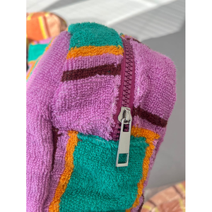 Hot Selling Terry Cloth Durable Portable <b>Zipper</b> <b>Bag</b> Custom Logo Letter Pattern Makeup <b>Bag</b> for Daily Cosmetics <b>Storage</b> <b>Bag</b> - Product Image 4