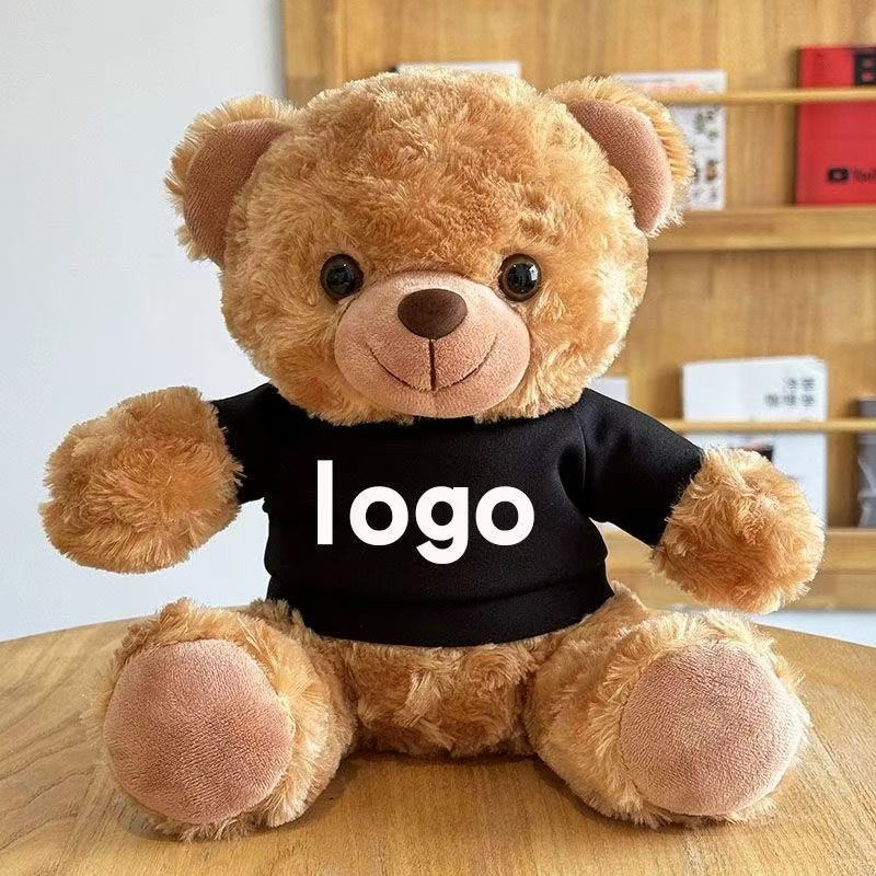 Maglietta marrone orso nero