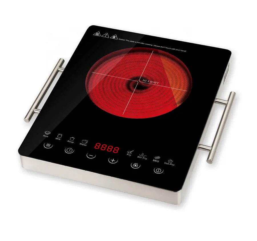 Newest Infrared ceramic hot pot Inductuon cooktop convenient household use cooker stove CE CB certification