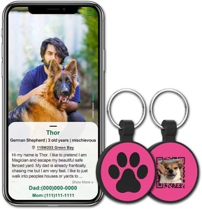 Thẻ ID Thú Cưng Mã QR Bằng Silicon Im Lặng Thẻ Chó-Hồ Sơ Trực Tuyến Thú Cưng-Quét QR Nhận Email Cảnh Báo Địa Điểm Thú Cưng Ngay Lập Tức - Product Image 2