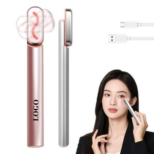 Varita Masajeadora de Ojos 0728 con Calor, Vibración, Luz LED Roja, Absorción Iónica para el Cuidado de la Piel, Ayuda a Reducir la Hinchazón y las Ojeras - Product Image 2