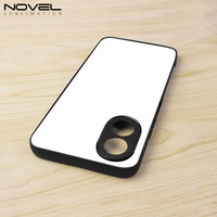 Prix d'usine Novelcases 2d TPU Sublimation Blank Protector Coques de téléphone portable Oppo A36/A38/A53/A57/A58/A78 Realme V5 5G Noir