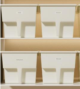 กล่องเก็บของตู้สูงสำหรับห้องครัวพร้อมที่จับดึงออกของกระจุกกระจิกกล่องเก็บของติดผนังสำหรับใช้ในครัวเรือน - Product Image 6