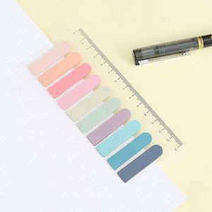 200 Sheet Color PET Self-Adhesive Memo Pad Sticky Notes <b>Bookmark</b> Marker Office School Supplies Memo Sticker Paper - Product Image 6